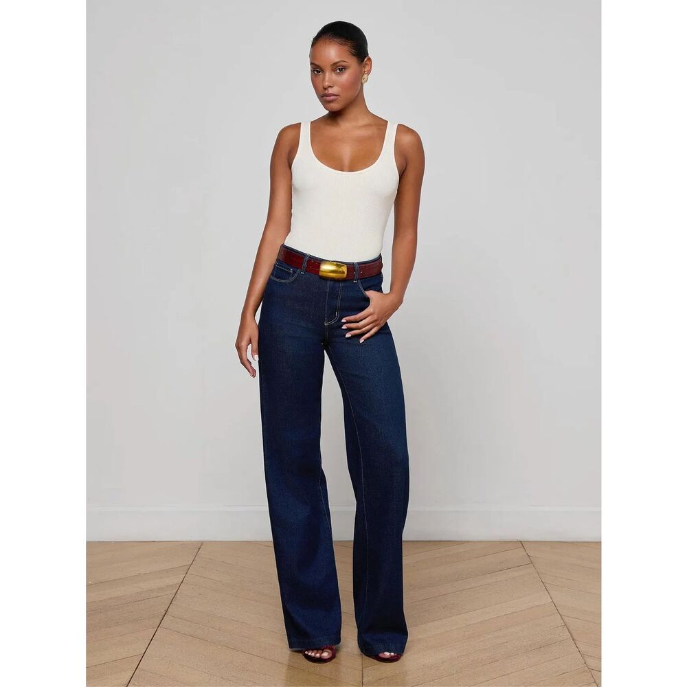 NWT L’Agence Clayton Wide-Leg Jean